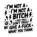 (2 Pack) Sarcastic Quote Magnets - Rude Phrase - Statement Magnets - 5" On Longest Side - Premium Magnet - for Cars, Refrigerators, Toolboxes, Lockers - Made in USA - MAG14114