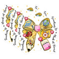 (3 Pack) Teacher Decals - Teaching is a Work of Heart - Educator Laptop Decals - 3 Inches On Longest Side - Easy Peel & Apply - Made in USA - 3MCS2361