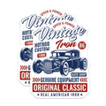 (2 Pack) Hot Rod Magnets - Vintage Car Magnet - Classic American Iron Magnet - 5" On Longest Side - Premium Magnet - for Cars, Refrigerators, Toolboxes, Lockers - Made in USA - MAG17438