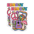 (2 Pack) Groovy Magnets - 70s Theme Decorations - Retro Fridge Magnets - 5" On Longest Side - Premium Magnet - for Cars, Refrigerators, Toolboxes, Lockers - Made in USA - MAG14982