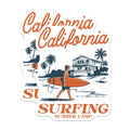(2 Pack) Surfing Summer Camp Magnets - California Beach Decor - Retro Surfboard Magnets - 5" On Longest Side - Premium Magnet - for Cars, Refrigerators, Toolboxes, Lockers - Made in USA - MAG18246
