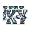 (2 Pack) Kentucky Floral Magnets - KY State Pride Souvenir - Botanical State Home Decor - 5 Inches On Longest Side - Thick Durable Magnet - Made in USA - MAG38413