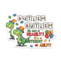 (2 Pack) Inspirational Quotes Magnet - Dinosaur Decor - 5" On Longest Side - Sticks to Smooth Flat Surfaces - Made in USA - MAG9698