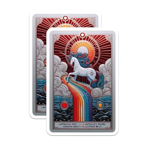 (2 Pack) Mystical Home Decor Magnet - 5" On Longest Side - Sticks to Smooth Flat Surfaces - Made in USA - MAG10127