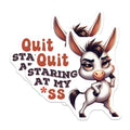 (2 Pack) Donkey Magnets - Funny Donkey - Sassy Quote Magnet - 5" On Longest Side - Premium Magnet - for Cars, Refrigerators, Toolboxes, Lockers - Made in USA - MAG16919