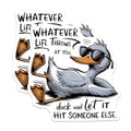 (2 Pack) Humorous Duck Magnets - Quirky Animal Magnets - Kitchen Fridge Decor Magnets - 5" On Longest Side - for Cars, Refrigerators, Toolboxes, Lockers - Made in USA BMCS3471