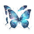 (2 Pack) Galaxy Butterfly Magnets - Celestial Space Decor - Whimsical Aesthetic Art - 5 Inches On Longest Side - Thick Durable Magnet - Made in USA - MAG36757