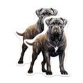 (2 Pack) Cane Corso Dog Magnets - Dog Breed Kitchen Decor - Pet Lover Fridge Accessories - 5 Inches On Longest Side - Thick Durable Magnet - Made in USA - MAG25105