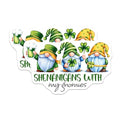 (2 Pack) St. Patrick's Day Stickers - 5" On Longest Side - Sticks to Smooth Flat Surfaces - Made in USA - BMCS8399 - BMCS8399