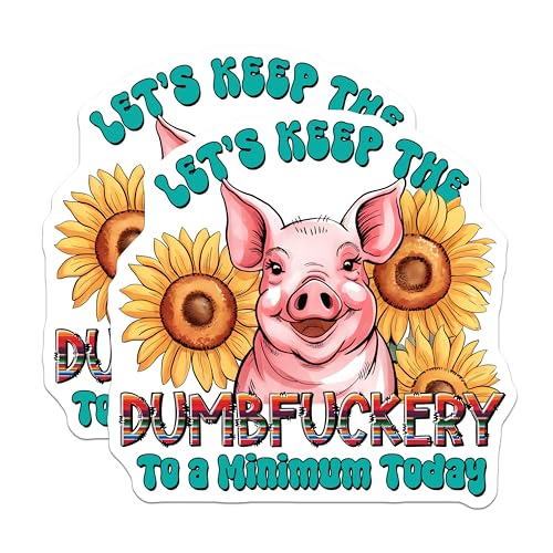 (2 Pack) Novelty Humor Magnet - 5" On Longest Side - Sticks to Smooth Flat Surfaces - Made in USA - MAG9710
