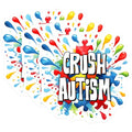 (3 Pack) Crush Autism Decals - Autism Awareness - Puzzle Piece Decals - 3 Inches On Longest Side - Easy Peel & Apply - Made in USA - 3MCS6896