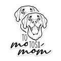(2 Pack) TOSA Mom Magnets - TOSA Inu Dog Lover - Pet Parent Refrigerator Decor - 5 Inches On Longest Side - Thick Durable Magnet - Made in USA - MAG27032