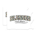 (2 Pack) Blessed Chosen Magnets - Floral Faith Decor - Inspirational Spiritual Affirmation - 5 Inches On Longest Side - Thick Durable Magnet - Made in USA - MAG22213