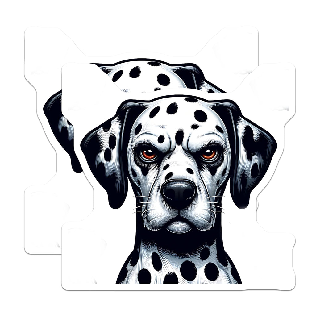 (2 Pack) Dalmatian Dog Magnets - Cute Dog Breed - Animal Lover Decor - 5" On Longest Side - Premium Magnet - for Cars, Refrigerators, Toolboxes, Lockers - Made in USA - MAG14453