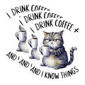(3 Pack) Grumpy Cat Decals - Coffee Lover - Funny Laptop Decals - 3 Inches On Longest Side - Easy Peel & Apply - Made in USA - 3MCS2231