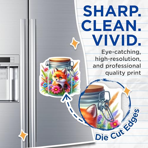 (2 Pack) Kitchen Decor Magnet - Office Decor - 5" On Longest Side - Sticks to Smooth Flat Surfaces - Made in USA - MAG9358