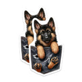 (2 Pack) Cute Dog Magnets - Animal Lover - Home Fridge Magnets - Adorable Puppy - 5" On Longest Side - for Cars, Fridges, Toolboxes - Made in USA - MAG4052