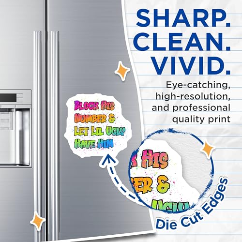 (2 Pack) Block His Number Magnets Magnets - 5" On Longest Side - Made in USA - Sticks to Refrigerators & Metal Surfaces - MAG8617