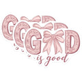 (3 Pack) God is Good Decals - Religious Decal - Inspirational Saying Decals - 3 Inches On Longest Side - Easy Peel & Apply - Made in USA - 3MCS7576