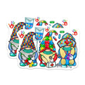 (2 Pack) Autism Awareness Nurse Gnomes Magnets - Healthcare Worker Support - Puzzle Piece Decor - 5 Inches On Longest Side - Thick Durable Magnet - Made in USA - MAG25142
