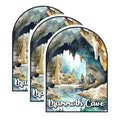 (3 Pack) Mammoth Cave Decals - National Park Sticker - Caverns Decals - 3 Inches On Longest Side - Easy Peel & Apply - Made in USA - 3MCS0416