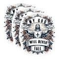 (3 Pack) My God Decals - Christian Laptop Decal - Religious Sticker Art - 3 Inches On Longest Side - Easy Peel & Apply - Made in USA - 3MCS2920