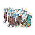 (2 Pack) Autism Awareness Nurse Magnets - Healthcare Hero Appreciation - Pediatric NICU Worker Decor - 5 Inches On Longest Side - Thick Durable Magnet - Made in USA - MAG30830