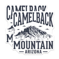 (2 Pack) Camelback Mountain Magnets - Arizona Travel Souvenir - Southwest Fridge Decor - 5" On Longest Side - Premium Magnet - for Cars, Refrigerators, Toolboxes, Lockers - Made in USA - MAG18710