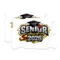 (2 Pack) Senior Class of 2026 Magnets - Graduation Celebration - Proud Graduate Souvenir - 5 Inches On Longest Side - Thick Durable Magnet - Made in USA - MAG38671