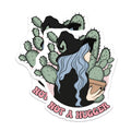 (2 Pack) Not A Hugger Magnets - Witchy Cactus - Introvert Decor Refrigerator Magnet - 5" On Longest Side - Premium Magnet - for Cars, Refrigerators, Toolboxes, Lockers - Made in USA - MAG18134