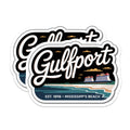 (2 Pack) Gulfport Mississippi Magnets - Mississippi Beach Souvenir - Travel Fridge Decor - 5" On Longest Side - Premium Magnet - for Cars, Refrigerators, Toolboxes, Lockers - Made in USA - MAG17412
