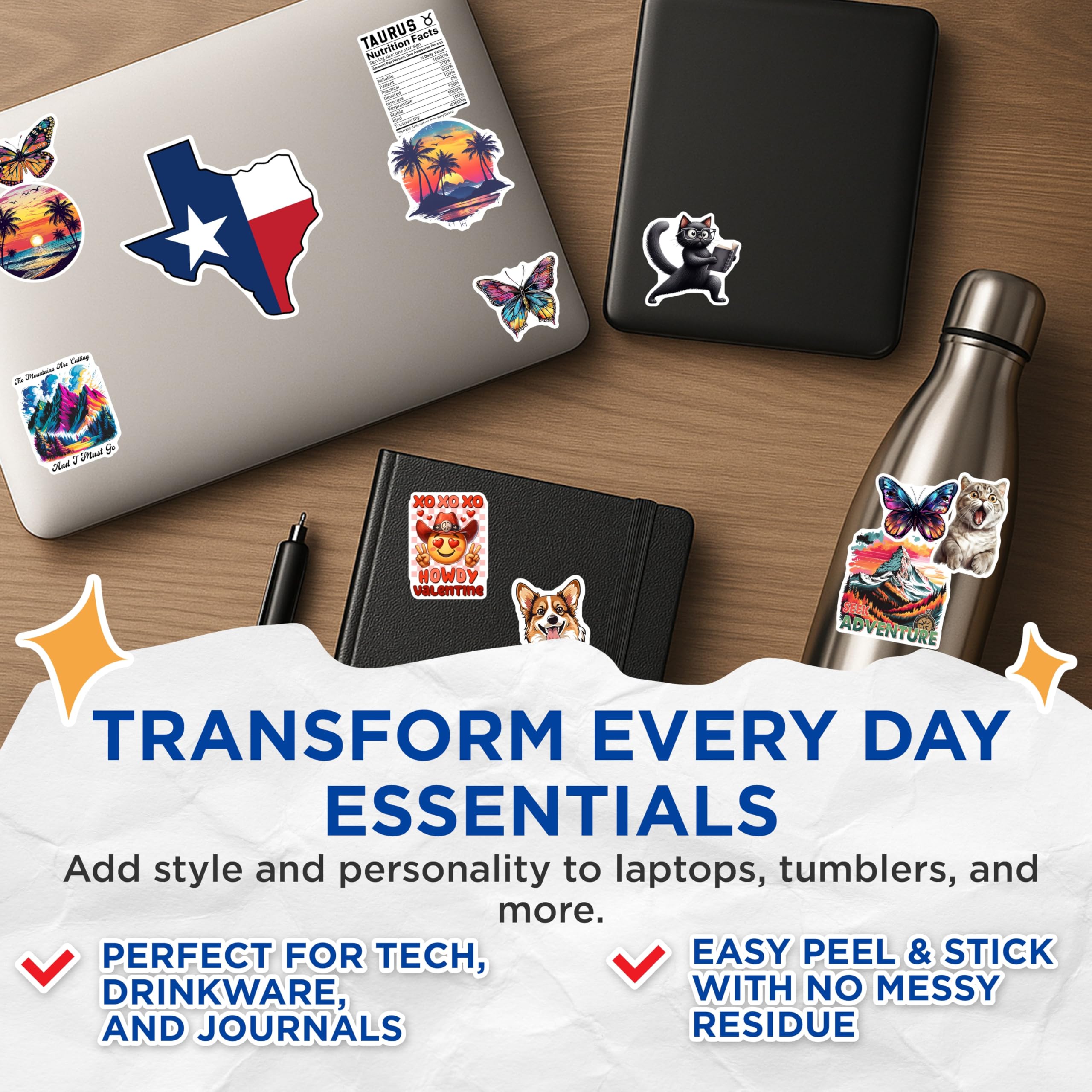 (3 Pack) Howdy Valentine Decals - Cowboy Emoji - XO Laptop Decals - 3 Inches On Longest Side - Easy Peel & Apply - Made in USA - 3MCS1919