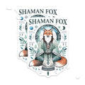 (2 Pack) Shaman Fox Magnets - Meditating Fox Art - Spiritual Nature Decor - Bohemian Zen Animal Spirit - Mystical Creature - 5 Inches On Longest Side - Thick Durable Magnet - Made in USA - MAG22396