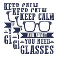 (3 Pack) Glasses Decals - Funny Eye Doctor - Need Glasses Design - 3 Inches On Longest Side - Easy Peel & Apply - Made in USA - 3MCS6849