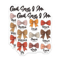 (2 Pack) God Says I Am Magnets - Christian Affirmation Decor - Religious Scripture Reminders - 5 Inches On Longest Side - Thick Durable Magnet - Made in USA - MAG23610