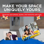 Custom Large Fridge Magnet - Upload Your Photo 3x4, 6x8, and 9x12 Inch - Photo for Refrigerator - Customizable Picture - Custom Fridge Magnet Photo - Customized Magnetic Pictures - Made in USA