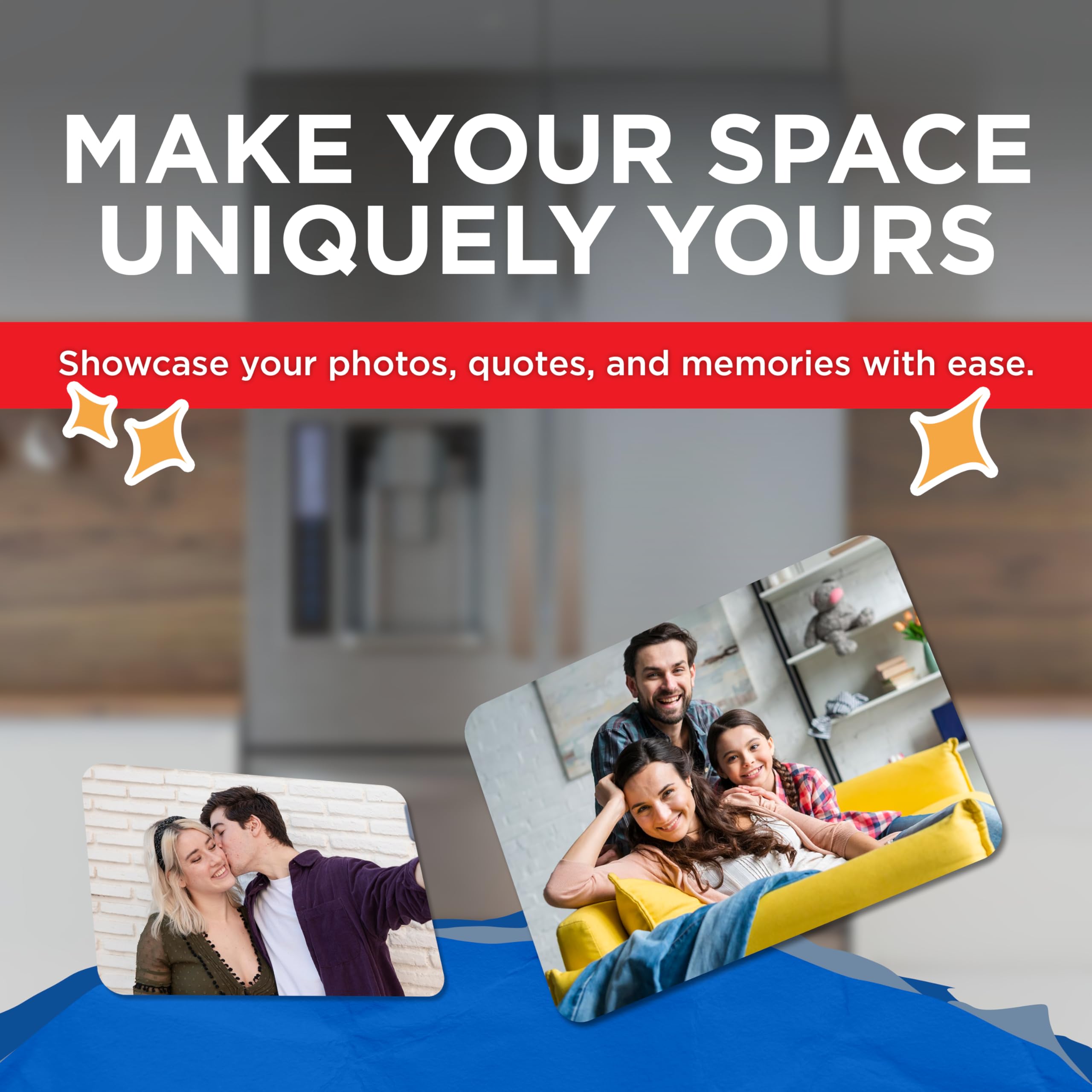 Custom Large Fridge Magnet - Upload Your Photo 3x4, 6x8, and 9x12 Inch - Photo for Refrigerator - Customizable Picture - Custom Fridge Magnet Photo - Customized Magnetic Pictures - Made in USA