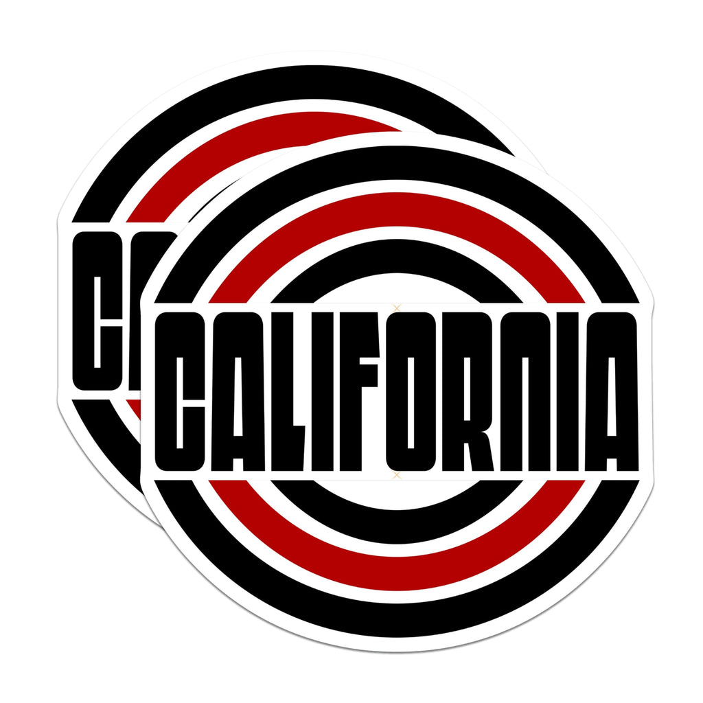 (2 Pack) California Magnets - State Pride Souvenir - Refrigerator Magnets Decor - 5" On Longest Side - Premium Magnet - for Cars, Refrigerators, Toolboxes, Lockers - Made in USA - MAG18555