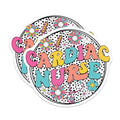 (2 Pack) Cardiac Nurse Magnets Magnets - Nurse Appreciation - Fun Nursing Magnet Set - 5" On Longest Side - Made in USA - Sticks to Refrigerators & Metal Surfaces - MAG9142