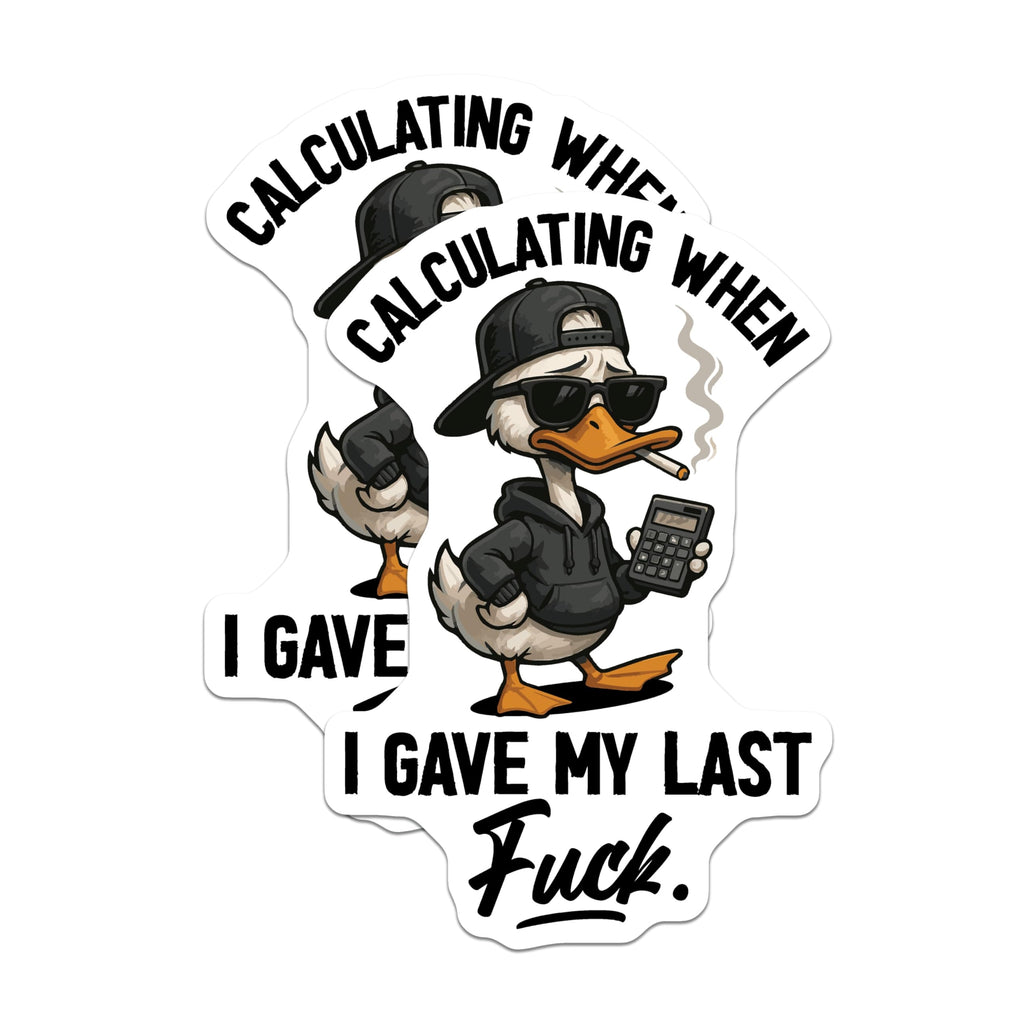 (2 Pack) Sarcastic Duck Magnets - Funny Attitude - Novelty Refrigerator Magnets - 5" On Longest Side - Premium Magnet - for Cars, Refrigerators, Toolboxes, Lockers - Made in USA - MAG15756