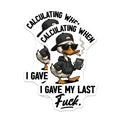 (2 Pack) Sarcastic Duck Magnets - Funny Attitude - Novelty Refrigerator Magnets - 5" On Longest Side - Premium Magnet - for Cars, Refrigerators, Toolboxes, Lockers - Made in USA - MAG15756