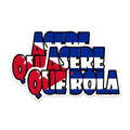 (2 Pack) Asere Que Bola Magnets - Funny Cuban Saying Havana Cuba - 5" On Longest Side - Premium Magnet - for Cars, Refrigerators, Toolboxes, Lockers - Made in USA - MAG1637