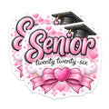 (2 Pack) Senior 2026 Magnets - Graduation Class of 2026 - High School College Graduate Decor - 5 Inches On Longest Side - Thick Durable Magnet - Made in USA - MAG37590