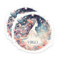 (2 Pack) Virgo Zodiac Magnets - Astrology Star Sign Decor - Celestial Art Collector Magnets - 5 Inches On Longest Side - Thick Durable Magnet - Made in USA - MAG37216