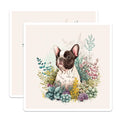(2 Pack) French Bulldog Magnets - Dog Lover Fridge Magnets - Cute Animal Home Decor - 5" On Longest Side - Premium Magnet - for Cars, Refrigerators, Toolboxes, Lockers - Made in USA - MAG14952