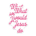 (2 Pack) What Would Jesus Do Magnets - Christian Faith Decor - Inspirational Religious Reminder for Home or Office - 5 Inches On Longest Side - Thick Durable Magnet - Made in USA - MAG26732