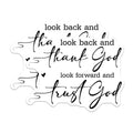 (2 Pack) Christian Faith Magnets - Inspirational Scripture Quote - Thank Trust God Daily Reminder - 5 Inches On Longest Side - Thick Durable Magnet - Made in USA - MAG26689