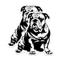 (2 Pack) English Bulldog Magnets - Dog Lover Refrigerator Decor - Pet Breed Artwork - Bulldog Mom Dad Accent - Animal Fridge Art - 5" - Thick Durable Magnet - Made in USA - MAG39662