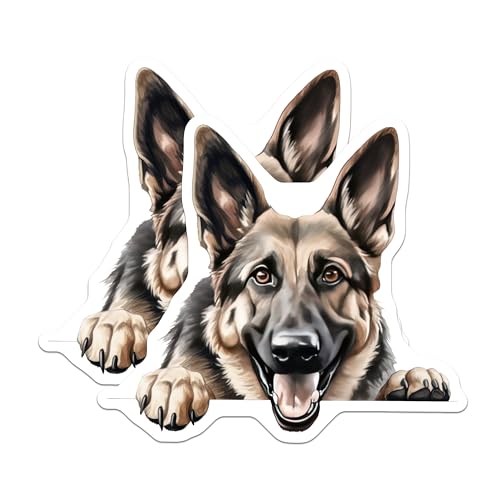 (2 Pack) Dog Lover Home Decor Magnet - 5" On Longest Side - Sticks to Smooth Flat Surfaces - Made in USA - MAG10174