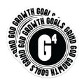 (2 Pack) G4 Grind Growth Goals Magnets - Motivational Quote Magnets - Inspiring Home Decor Magnets - 5" On Longest Side - for Cars, Refrigerators, Toolboxes, Lockers - Made in USA BMCS3100